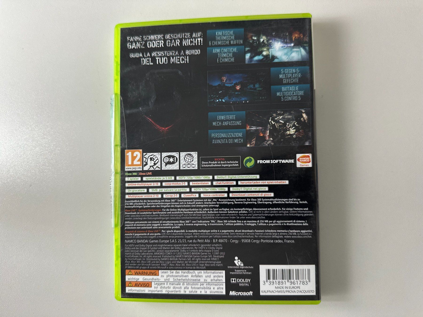 Microsoft Giochi: Armored Core V, Xbox 360 – Usato da Couvet venduto da Aura_aura 2