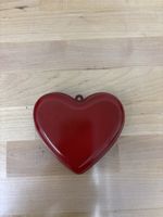 Herzform Backform, Kuchenform, Rot, gebraucht 