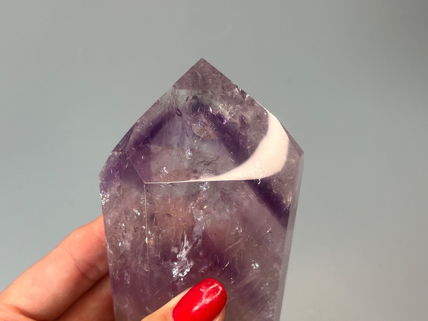 Minerali & Pietre curative: Wunderschöner Phantom Amethyst Kristall - 13cm, 385g – Nuovo e nell'imballaggio originale da Zürich venduto da unique2010 8