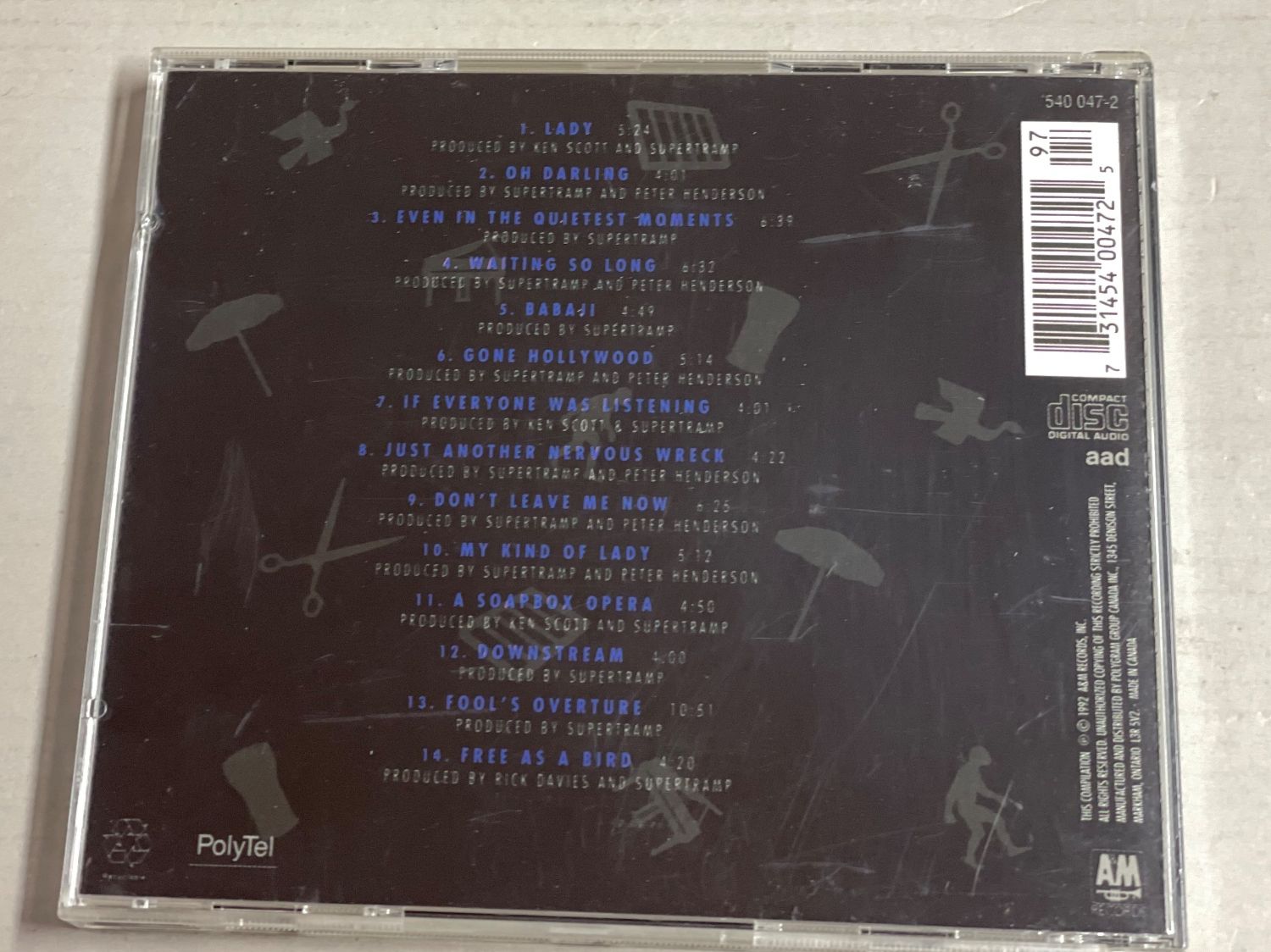 CD: Supertramp 2 -The best of – Usato da Muri b. Bern venduto da AdidasCollector 1