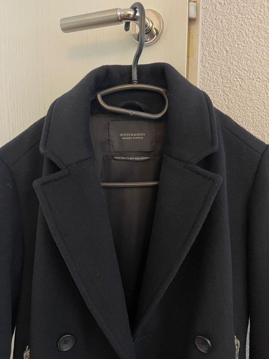 Maison Scotch Cappotti: Schwarzer Scotch & Soda Kurzmantel – Usato da Hergiswil NW venduto da qeli_04 1
