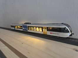 H0 Piko Gtw 2/6 "Säntis" AC Digital innenbeleichtung