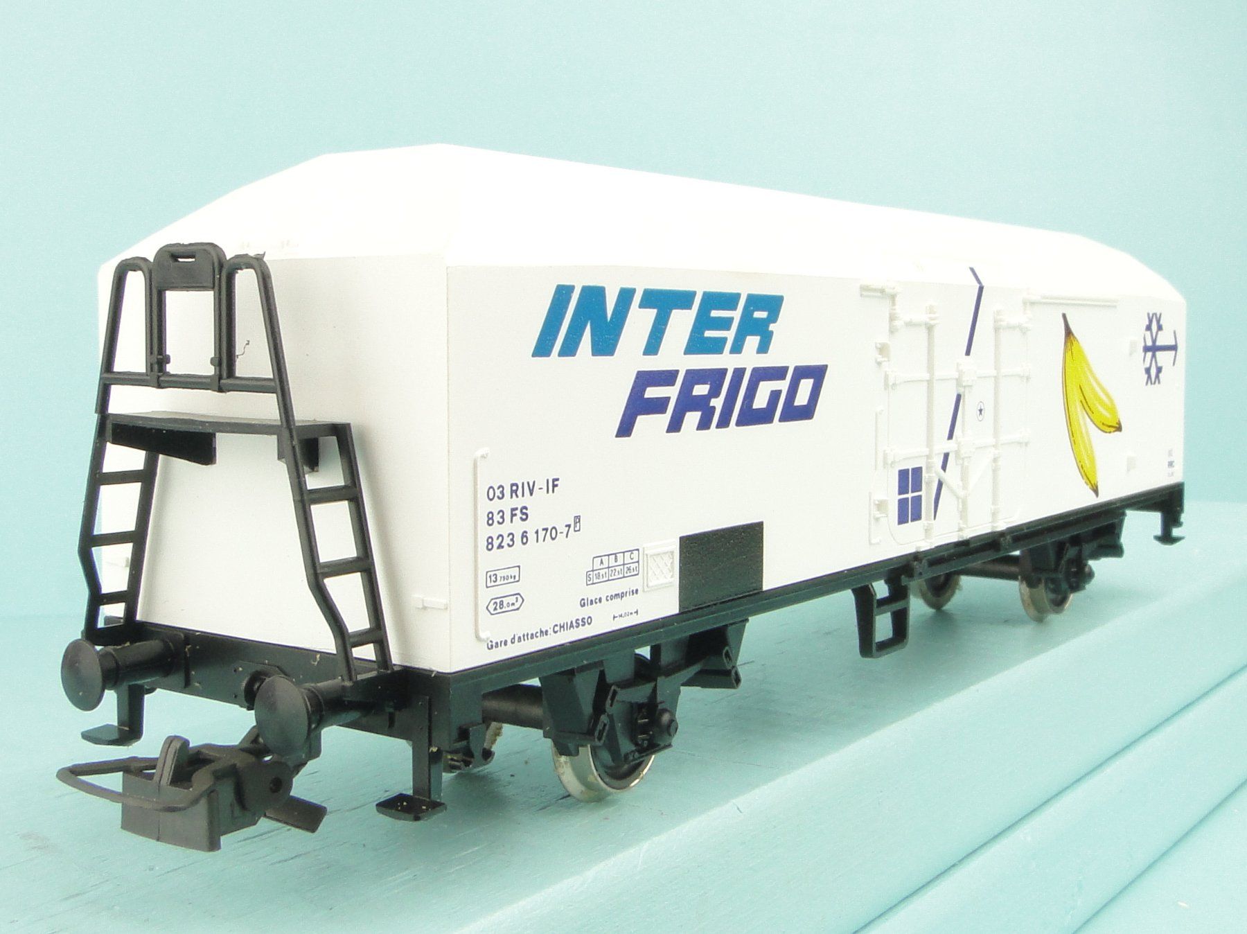 Rivarossi Modellini di ferrovie: Rivarossi 2445 H0 FS Interfrigo – Usato da Bülach venduto da cann11 7
