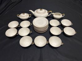Elegantes antikes Porzellan-Teeservice Eschenbach Bavaria