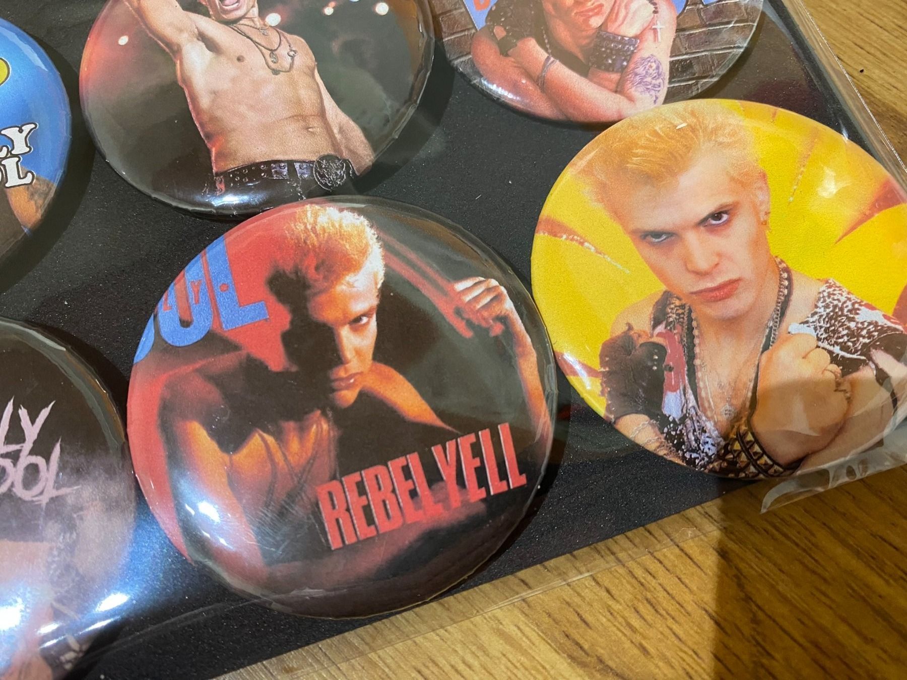 Plaketten & Abzeichen: Billy Idol Pin Ansteck & Magnet Badges, Neu! – Neu (gemäss Beschreibung) aus Basel von FatCatPacksTheRatt 2