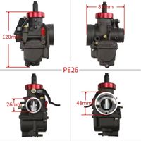 Carburateur de moto PE26 26mm pour Kawasaki KX80 KX100