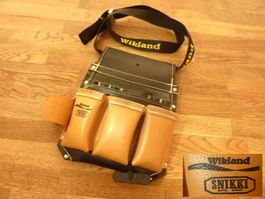 Elektriker Werkzeugtasche Wikland Snikki aus stabilem Leder