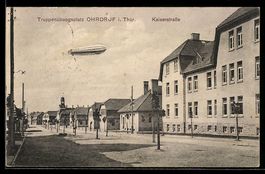 Ohrdruf, Zeppelin über dem Truppenübun