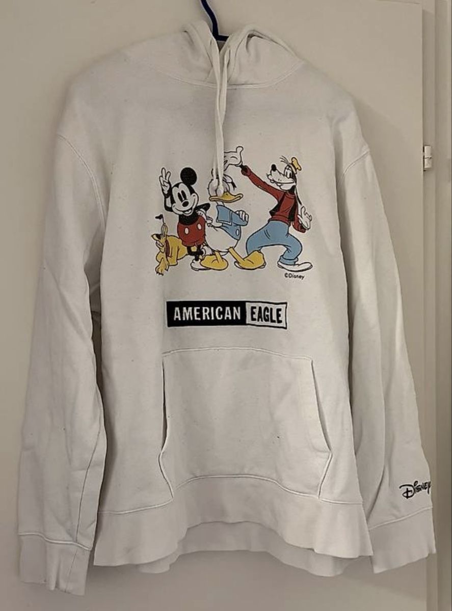 American Eagle Maglioni & Felpe: Weisser Disney Hoodie American Eagle – Nuovo (secondo la descrizione) da Zürich venduto da man_nq66 2