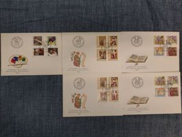 Erstagsbrief Bundesfeier 1986, 1988, 1989