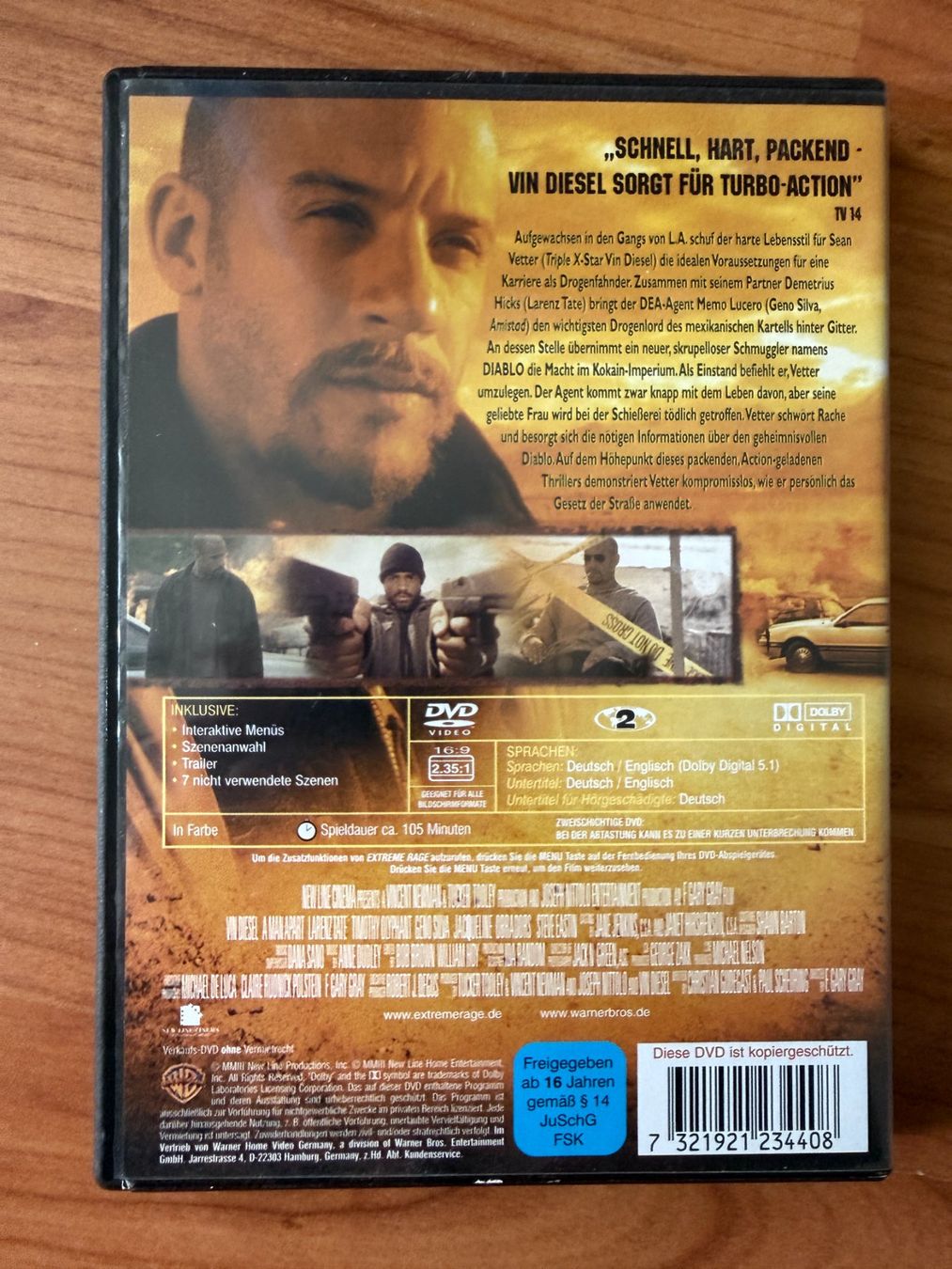 Tous les DVDs: Extreme Rage – D'occasion à Wängi par squirrelwoman 1