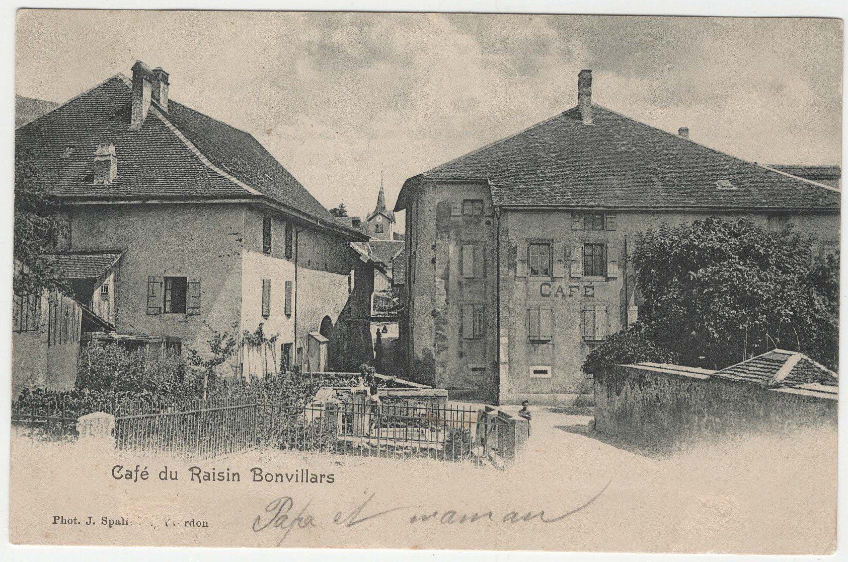 Cartoline postali: Café du Raisin Bonvillars – Usato da Winterthur venduto da Wintiwest