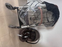 Poussette Cybex avec siège auto occasion bon état