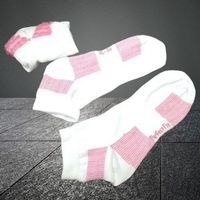 🧦Sneaker Socken 2er Set–Weiß-Pink–Sportlich und Stylisch!🌸