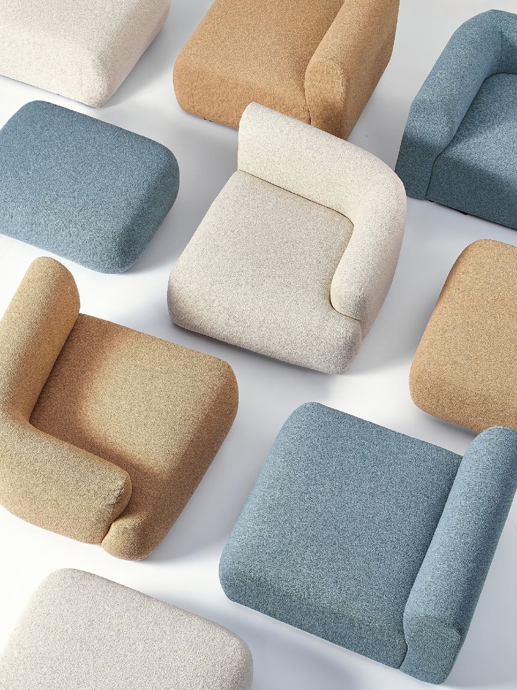 Westwing Sofas: Rundes Bouclé-Eckmodul Sofia  Westwing CHF 1’799-70% – Neu (gemäss Beschreibung) aus Otelfingen von Yuji_Outlet 4