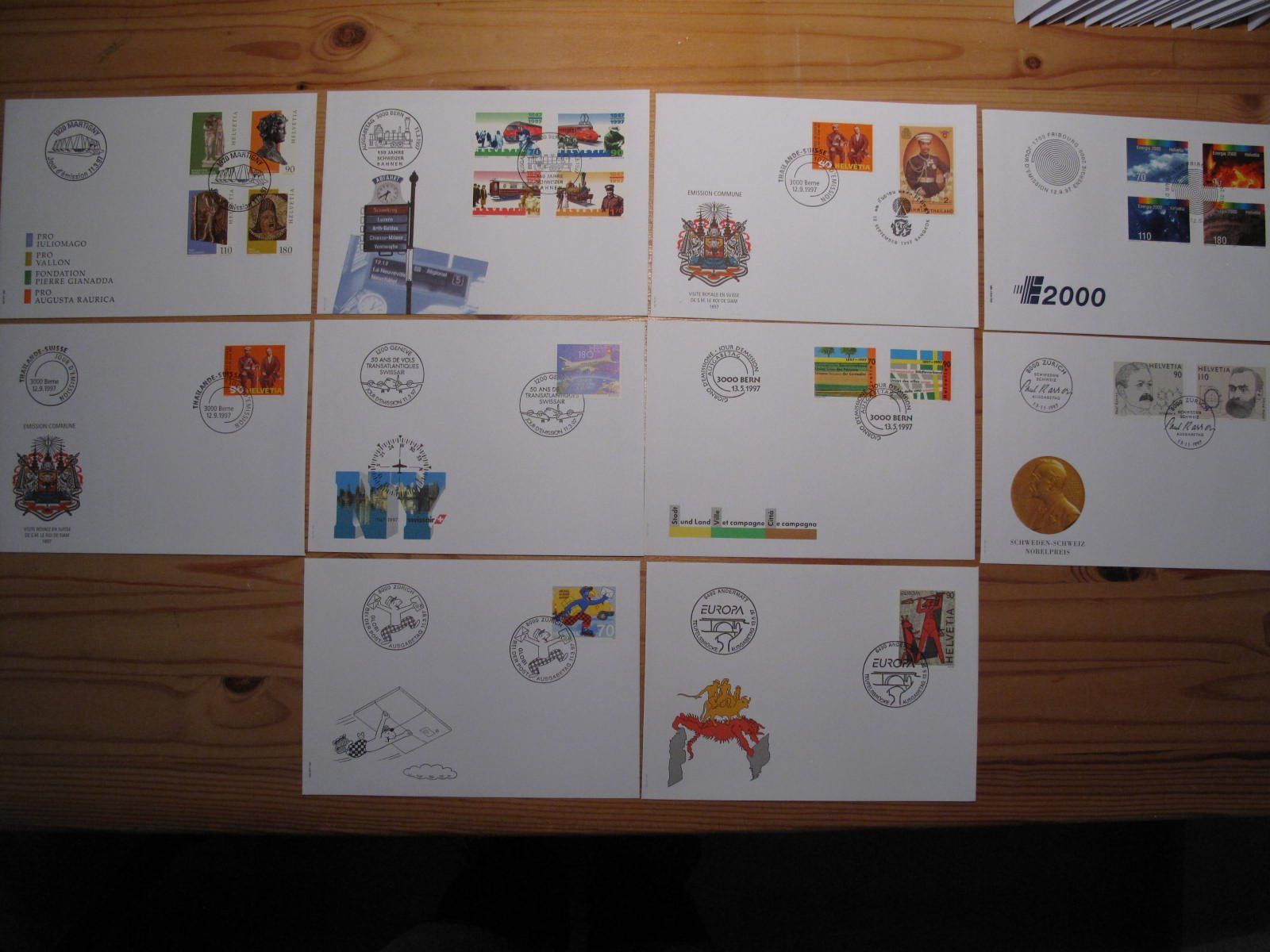 Alle Briefmarken: Schweiz FDC 1997 – Gebraucht aus Wil SG von fva01