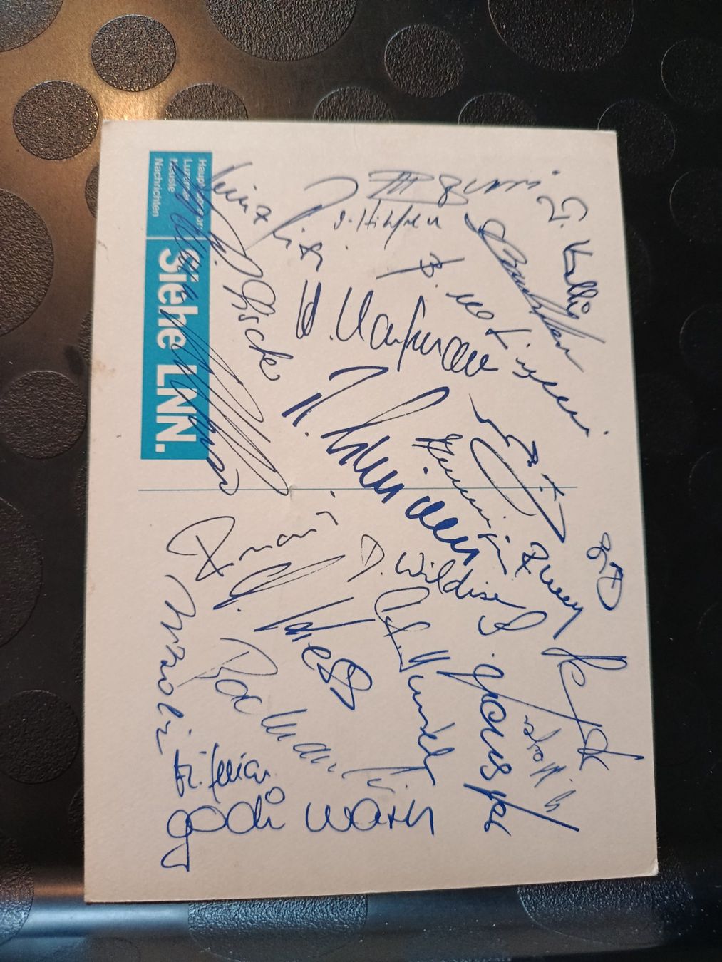 Autogramme: FC Luzern - Saison 1982/83 – Gebraucht aus Menziken von Artographs 1