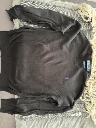 Polo sweater schwarz