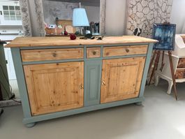 Sideboard Kommode Tanne vintage duck egg blue börnie's