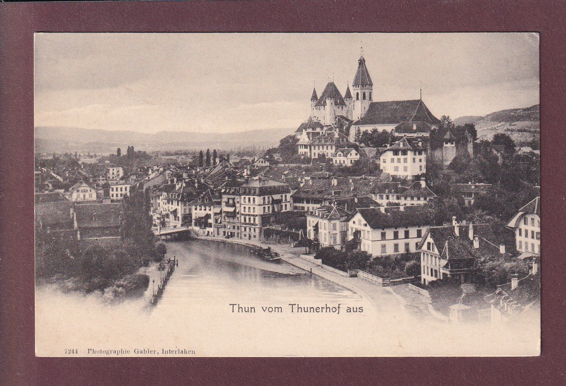 Cartes postales: THUN vom Thunerhof aus – D'occasion à Pully par nicecards