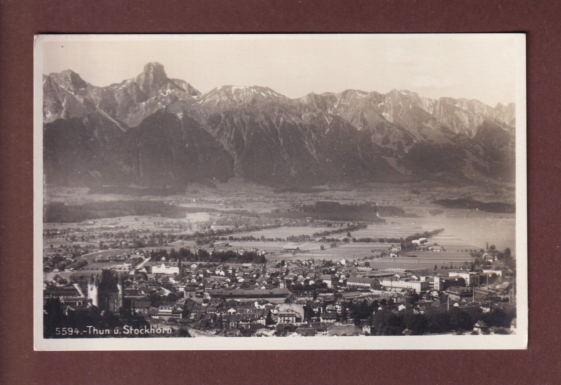 Cartoline postali: THUN und Stockhornkette – Usato da Pully venduto da nicecards