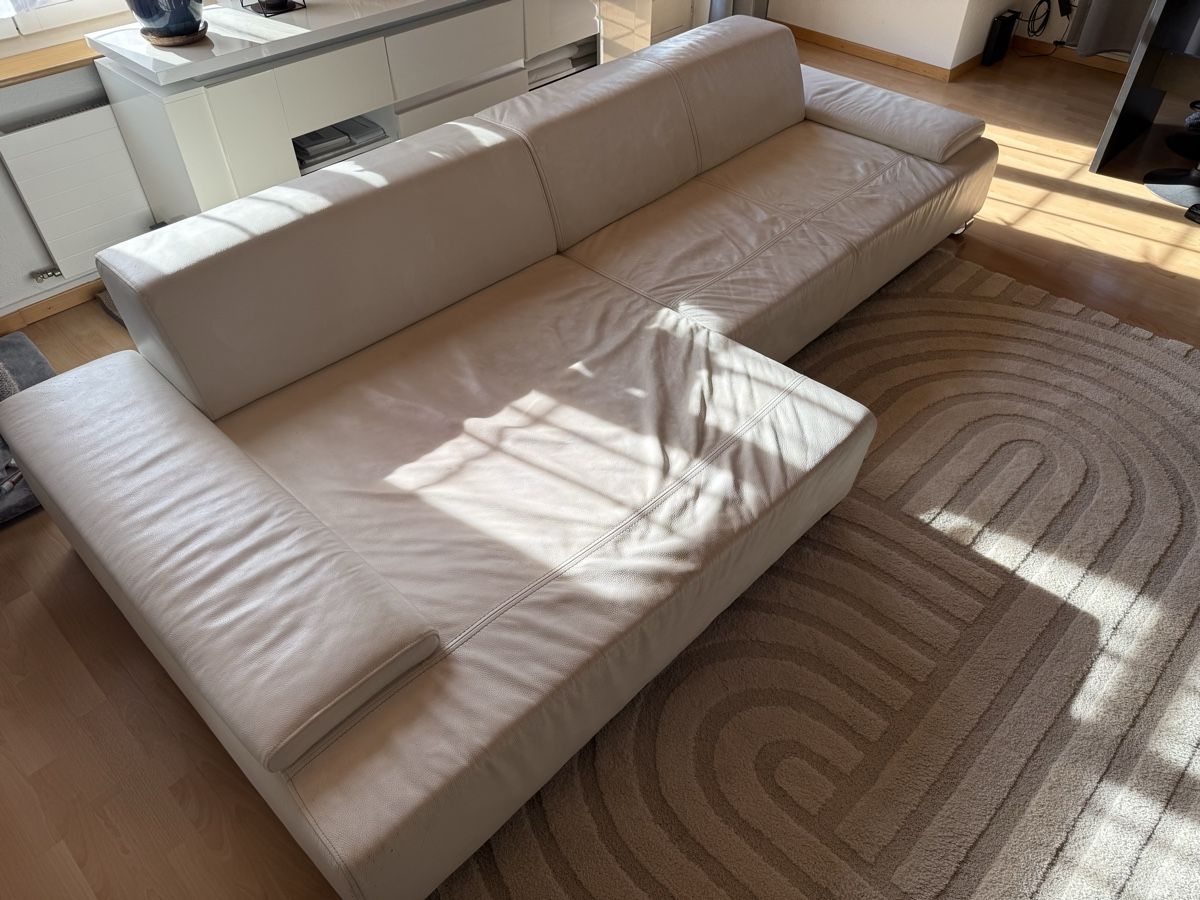 Sedie a sdraio: Design Echtleder Ecksofa – Massive Qualität – Usato da Niederlenz venduto da thomas_1926 5