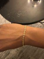 Paul Valentine- Goldfarbenes Armband mit Kettengliedern