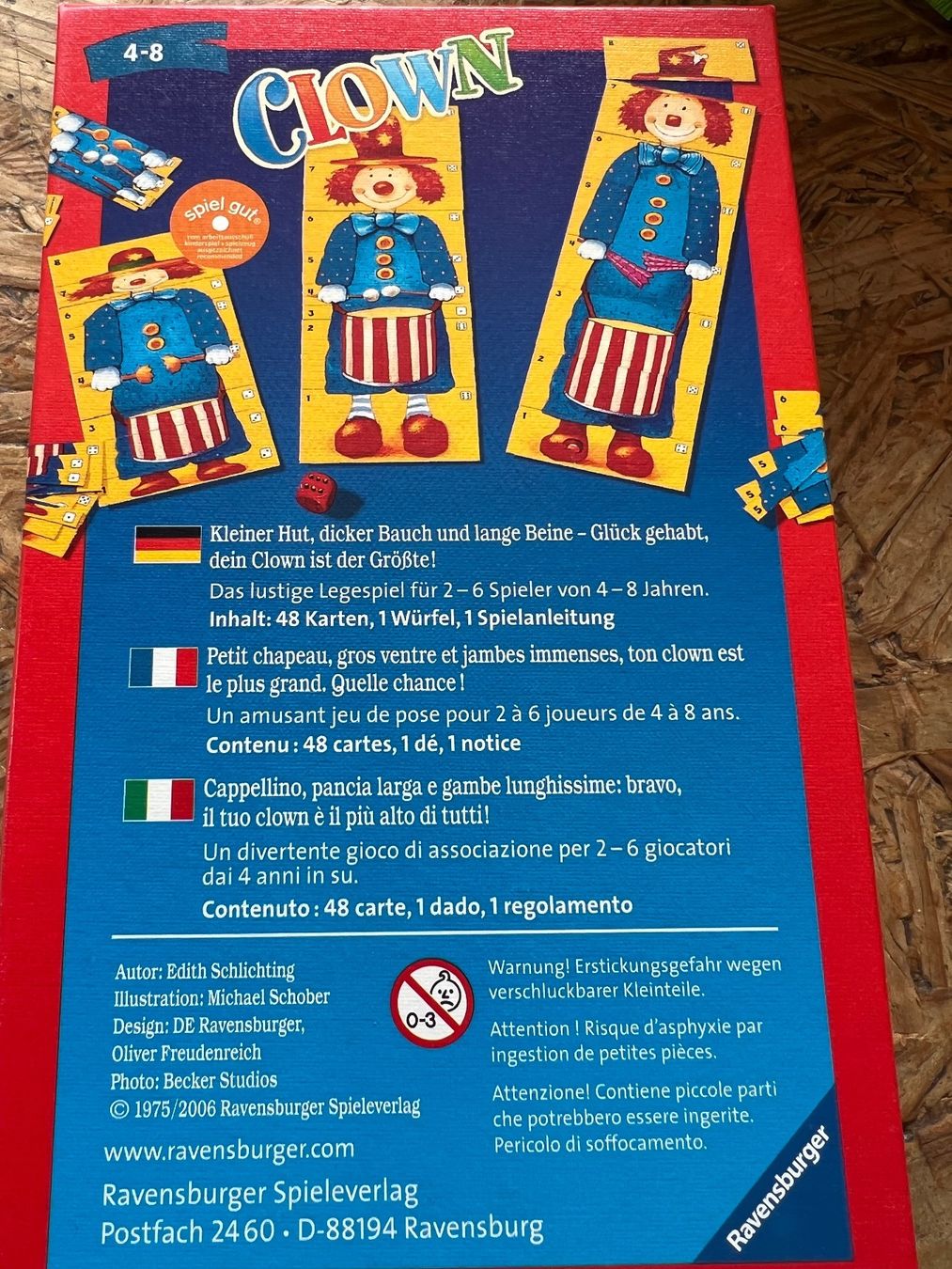 Ravensburger Giochi: Clown Spiel – Usato da Strada venduto da Betflo 1