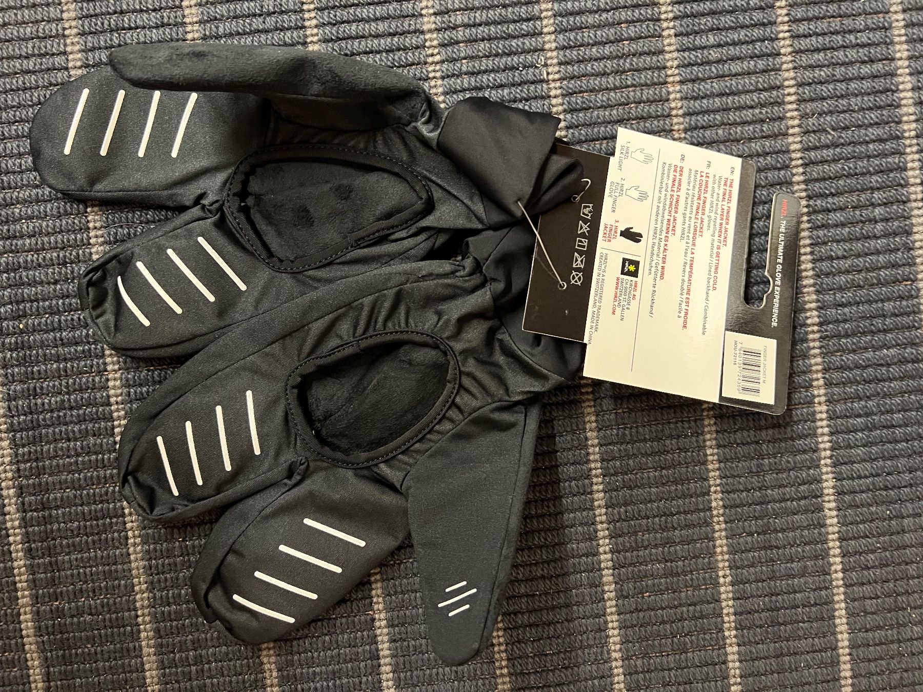 Guanti & manicotti: Handschuhe HIRZL FINGER JACKET Schwarz Grösse S – Nuovo e nell'imballaggio originale da Eschen venduto da Sele-Radsport 2
