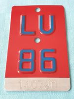 Velonummer LU 84