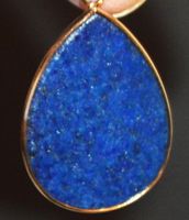 Anhänger L-6249 – Lapislazuli 35x26mm