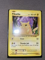 Pikachu Pokemon Karte 2016