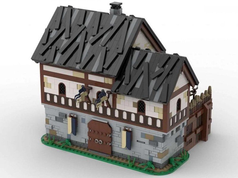 BlueBrixx Kit di costruzioni: Burg Blaustein mit Erweiterungen – Nuovo (secondo la descrizione) da Humlikon venduto da Mustang025 9