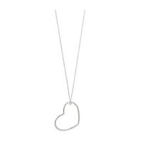 Collier XENOX en argent, pendentif coeur - Neuf