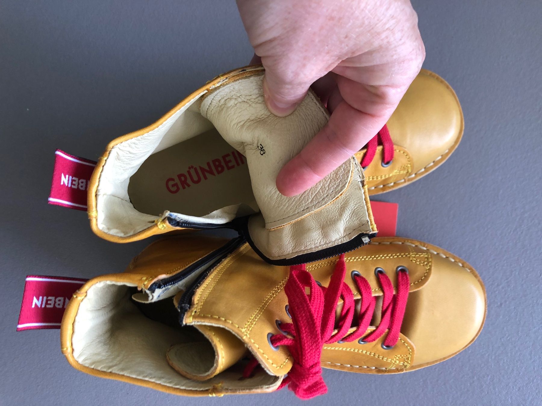 Scarpe da donna: Schuhe, gelb, 38, Grünbein – Nuovo (secondo la descrizione) da Biel/Bienne venduto da Tibet20 4