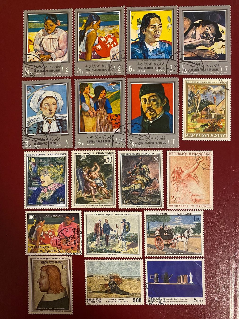 Leinwände & Keilrahmen: Timbres - Thème tableaux – Gebraucht aus Petit-Lancy von Solcarm