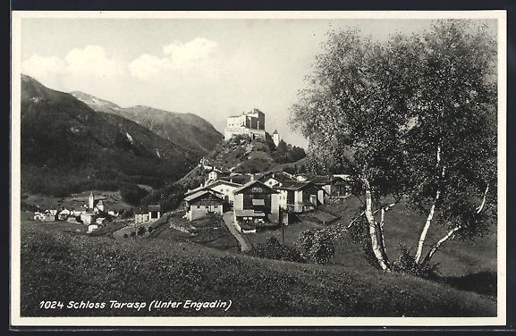 Ansichtskarten: Tarasp /Unter Engadin, Gesamtansicht mit – Gebraucht aus Berlin von bartko-reher