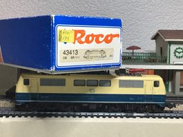Roco HO E-Lok BR 111 DB 43413 OVP H0Gleichstrom