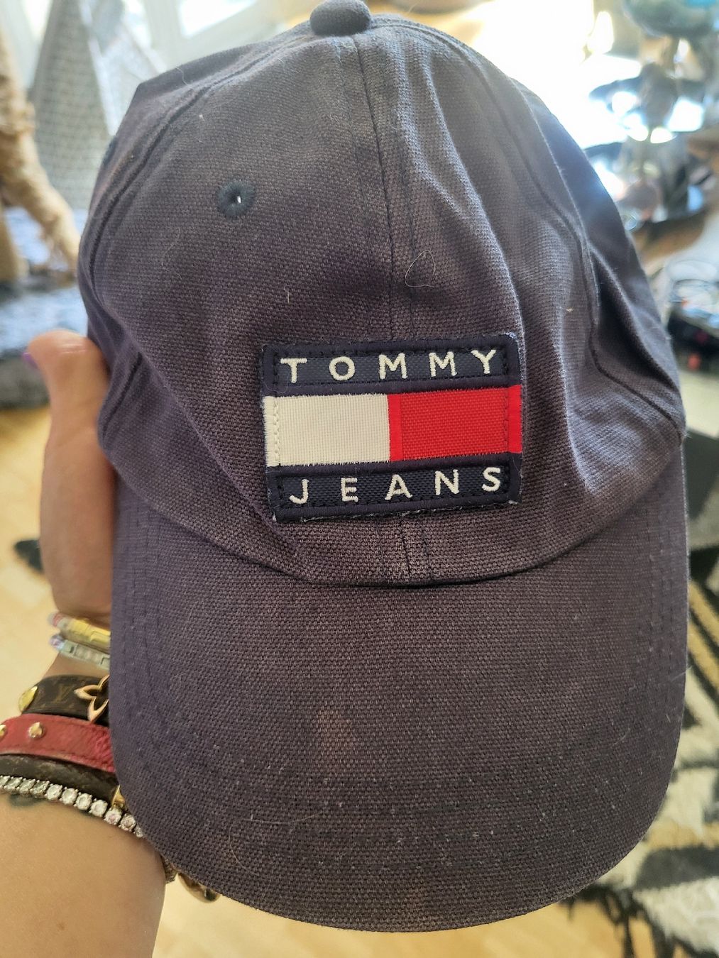 Hüte, Mützen & Caps: Tommy Jeans Cap - Dunkelblau, Verstellbar – Gebraucht aus Jona von ramona024