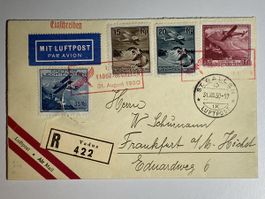 Liechtenstein 1930, Vaduz St. Gallen, R, top gestempelt!