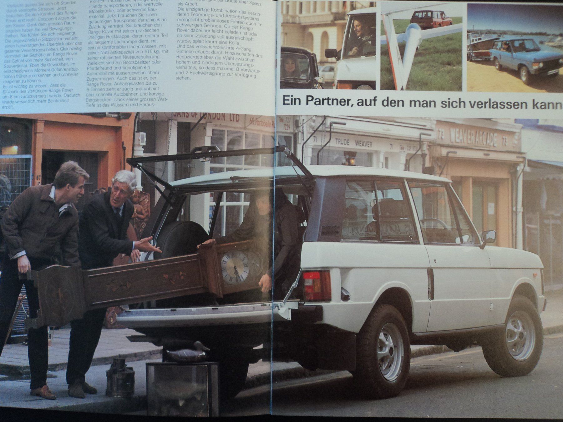 Rover Documenti: Prospekt Range Rover MK1 1970er – Usato da Schwarzenburg venduto da modelCARama 3