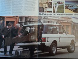 Prospekt Range Rover MK1 1970er