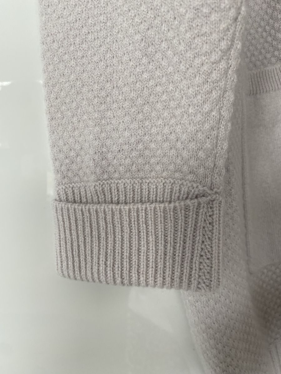 Allude Vestes: ALLUDE Strickjacke Kaschmir hellgrau/beige Gr.L  – D'occasion à Schaffhausen par Fie 3