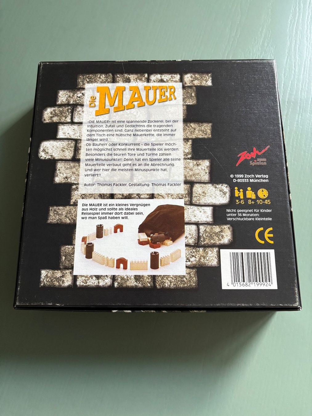 Giochi: Die Mauer / Spiel von von Thomas Fackler – Nuovo (secondo la descrizione) da Zürich venduto da jimmy_12 1