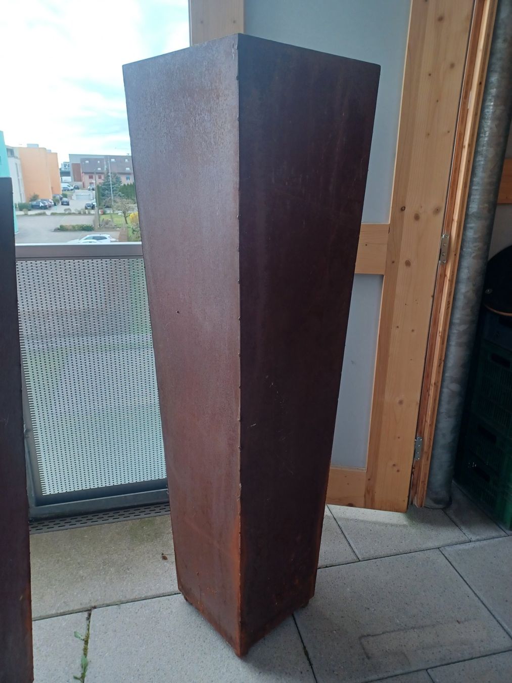 Blumentöpfe: Rost Säule, Blumen Säule – Gebraucht aus Egerkingen von John001