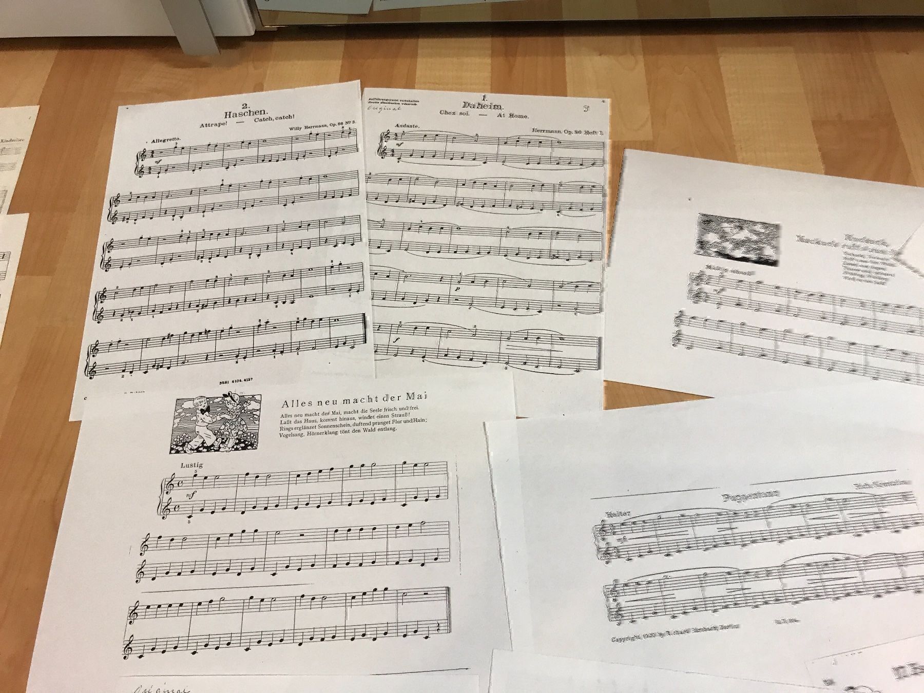 Strumenti musicali: Klaviernoten Musiknoten – Nuovo (secondo la descrizione) da Oberweningen venduto da Jogi2 1