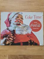 Blechschild Coca Cola Santa Claus Coke 