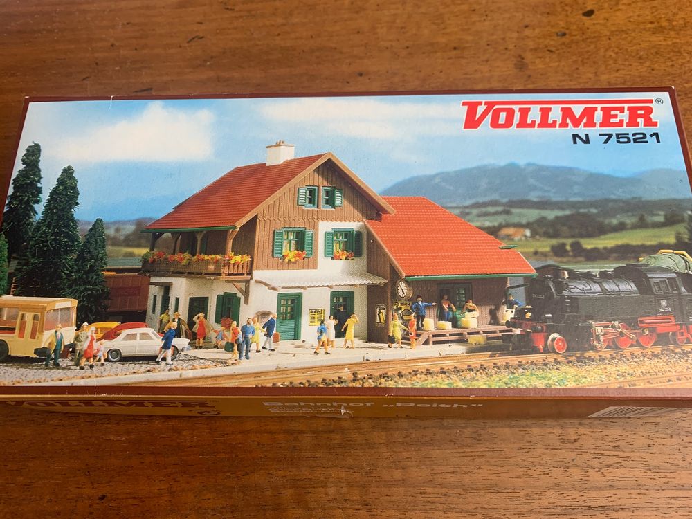 Kit De Construction De Gare Vollmer 3530 HO (échelle 1/87) - Maquette En Briques à Monter, Neuve