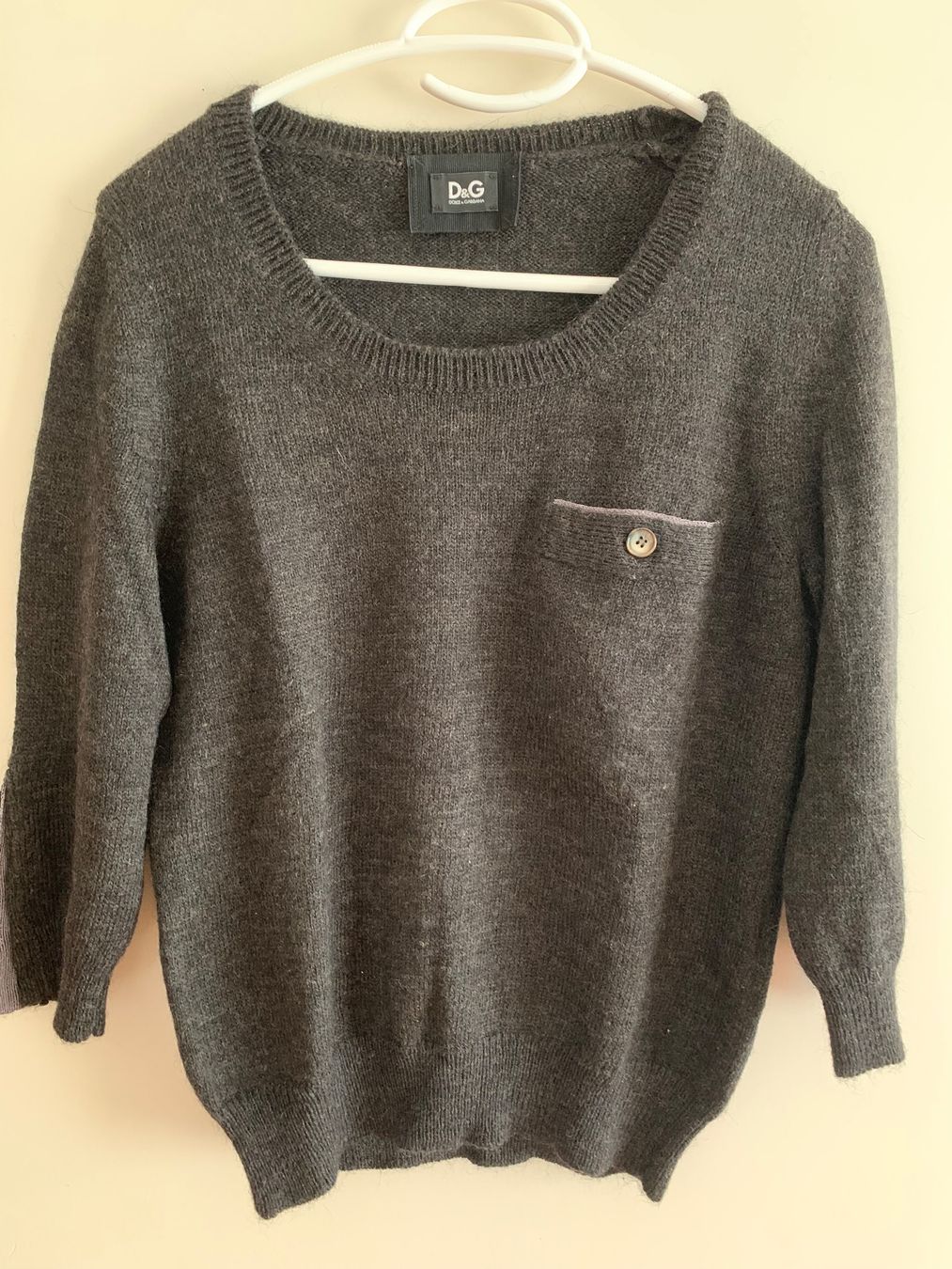 Dolce & Gabbana Pullover & Sweatshirts: DOLCE & GABBANA Damen Pullover anthrazit Gr. 40 (IT 46) – Gebraucht aus Wettswil von cipollina71