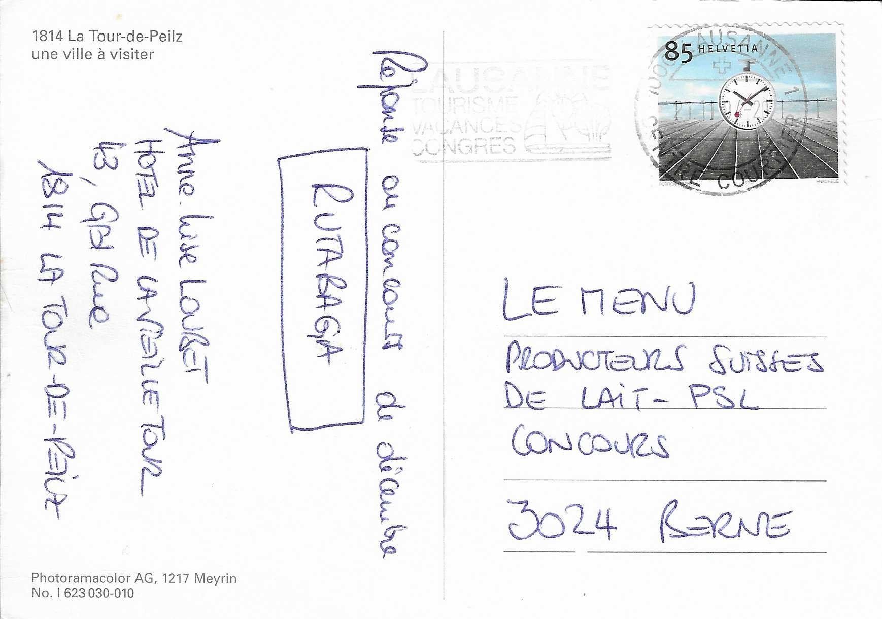 Cartoline postali: La Tour-de-Peilz VD – Usato da Rothrist venduto da Stranglehold 1